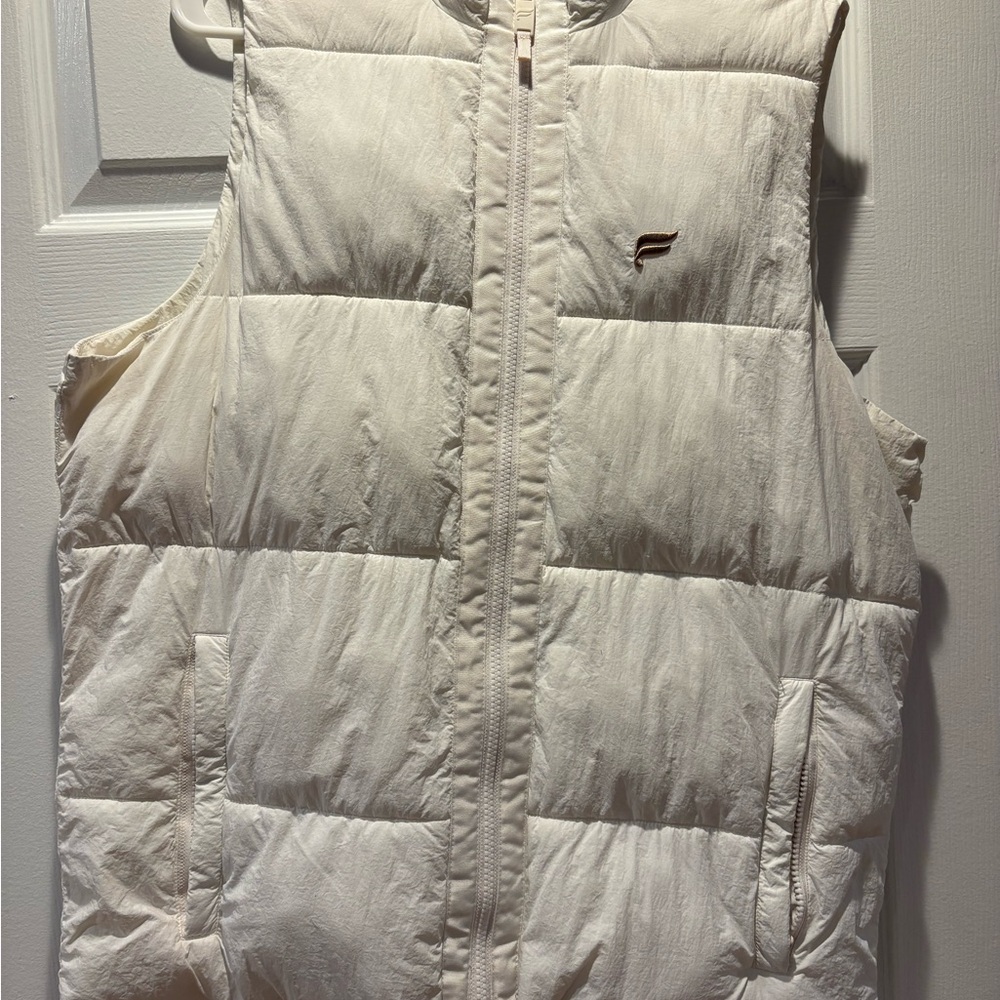Fabletics White Puffer Vest